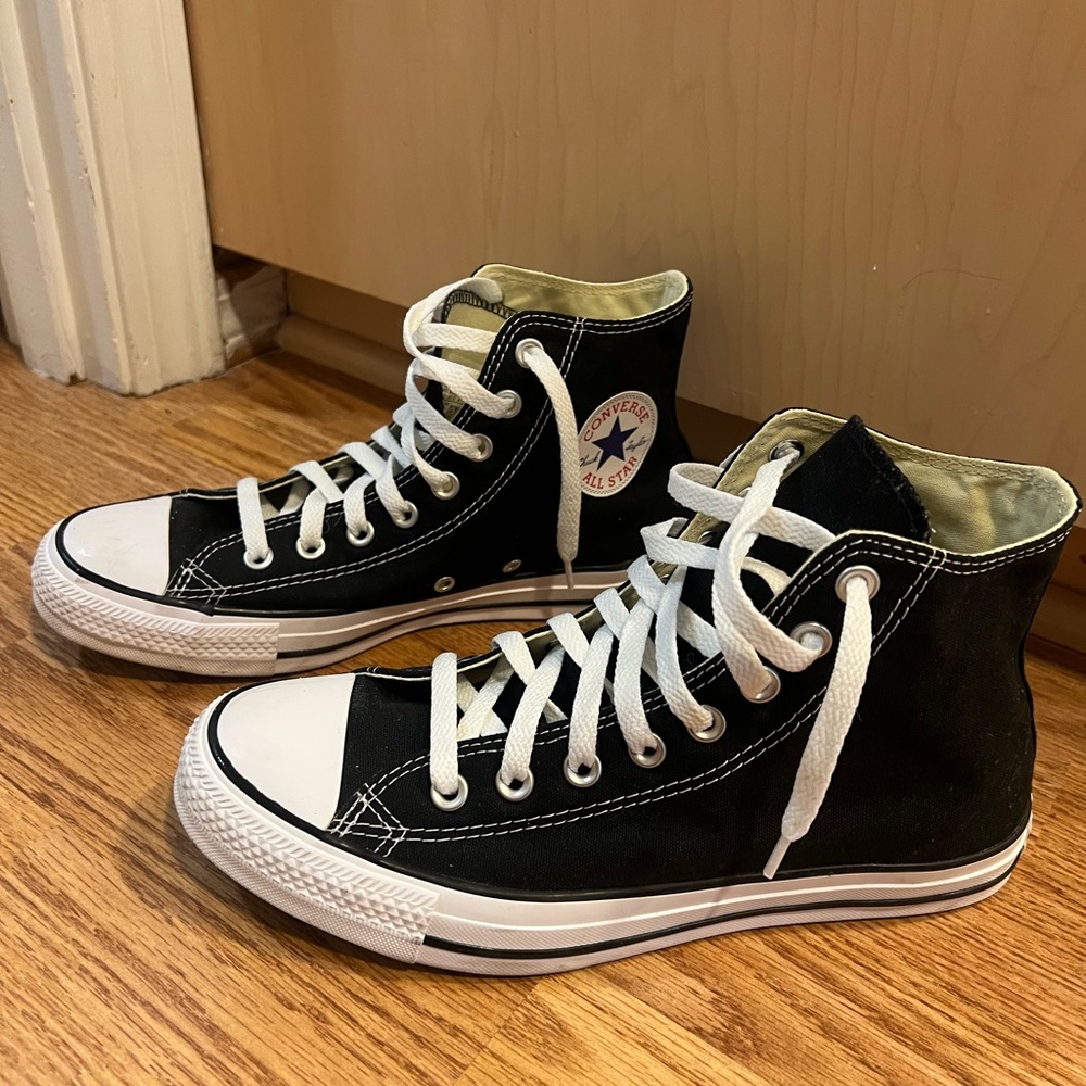 Converse Black and White High-Tops